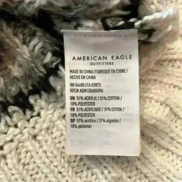 American Eagle Outfitters Cropped Size XS Button Up V Neck Long Cardigan Sweater - Picture 8 of 11